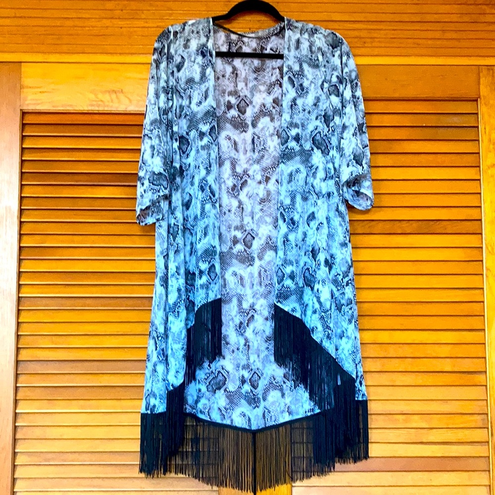 Kardashian Kollection Cover Up with fringes S/M